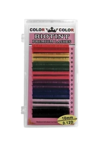 Цветные ресницы 0.12D 10mm