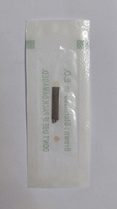 12F PCD серебряная плоская скошенная игла лезвие для микроблэйдинга