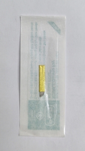 14F PCD золотая плоская скошенная игла лезвие для микроблэйдинга
