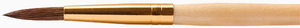 Кисточка круглая с деревянной короткой ручкой №4
