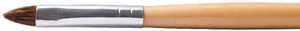 Пензлик сплющений з дерев'яною лакованою ручкою
