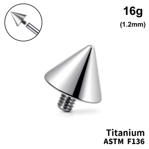Конус 16g (1,2мм), Зовні різьблення, ТИТАН