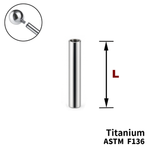 Ніжка штанги, Усередині різьблення, ТИТАН